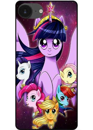 Чохол силіконовий бампер для iphone 17e з малюнком поні my little pony
