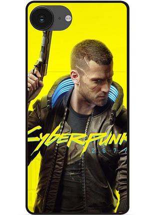 Силіконовий чохол для iphone 17e з малюнком cyberpunk