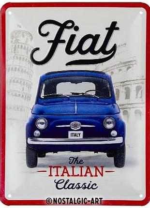 Плакат 15 x 20 см. fiat 500 classic nostalgic-art (26278)