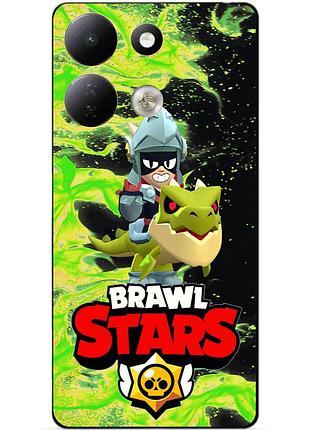 Чехол силиконовый бампер для xiaomi redmi 17 с героем бравл драко brawl