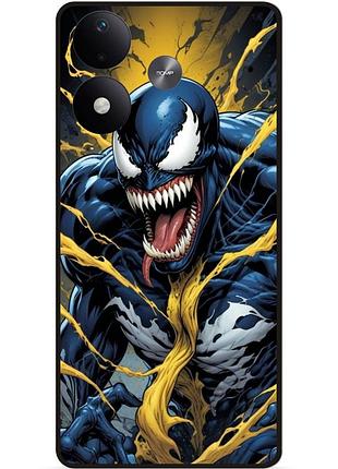 Силиконовый чехол для xiaomi redmi note 17 с рисунком веном venom