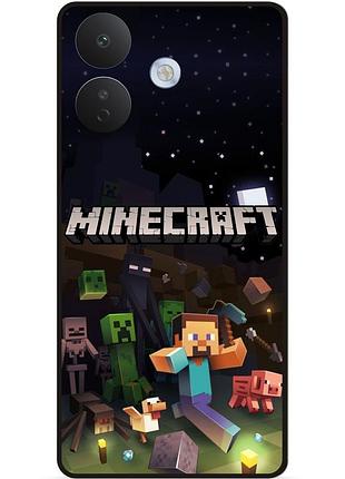Силіконовий чохол бампер для xiaomi redmi note 17 pro гра майнкрафт minecraft