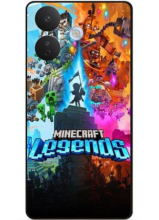 Силіконовий чохол бампер для xiaomi redmi note 17 pro гра майнкрафт minecraft