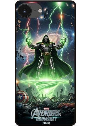 Силиконовый чехол для iphone 16e doomsday доктор дум avengers