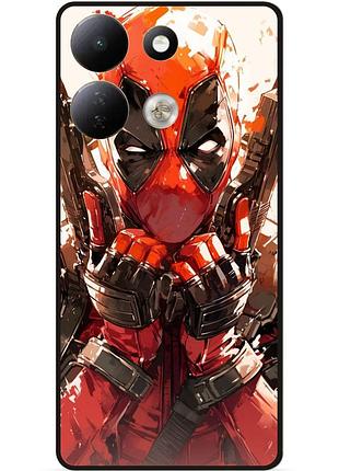 Силіконовий бампер чохол для xiaomi redmi 17 з малюнком дедпул deadpool
