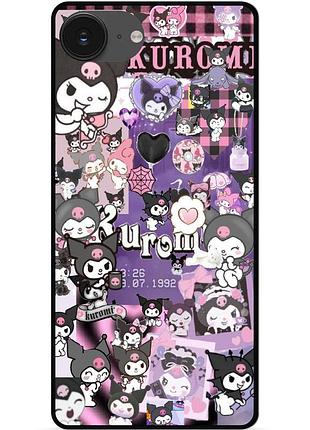 Чохол силіконовий бампер для iphone 17e з малюнком куромі kuromi