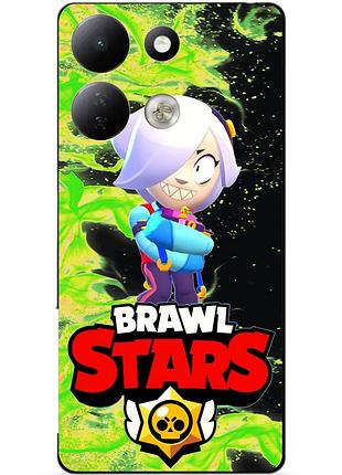 Чехол силиконовый бампер для xiaomi redmi 17 с героем бравл колетт brawl