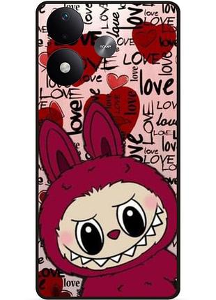 Чохол силіконовий бампер для xiaomi redmi note 17 з малюнком labubu лабубу