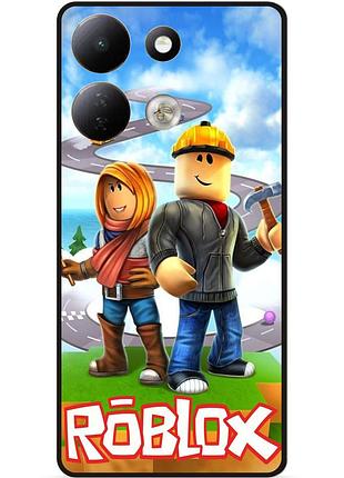 Силиконовый чехол для xiaomi redmi 17 с картинкой roblox роблокс