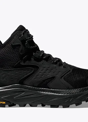 Трекінгові черевики hoka anacapa mid gtx gore-tex чорні 49⅓ vibram