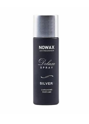 Ароматизатор novax deluxe spray 50 мл silver