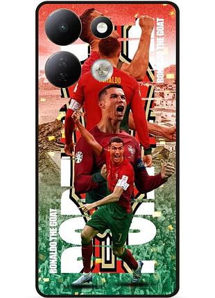 Силиконовый бампер чехол для xiaomi redmi 17 с рисунком ronaldo португалия роналдо