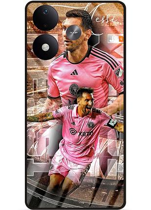 Силіконовий чохол бампер для xiaomi redmi note 17 з малюнком мессі интер messi