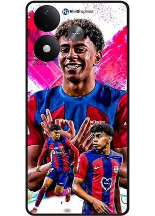 Силіконовий чохол бампер для xiaomi redmi note 17 з малюнком lamine yamal ламин ямаль