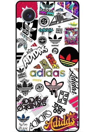Чохол силіконовий бампер для iphone 17 air з малюнком adidas адідас