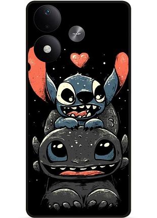 Силіконовий бампер чохол для xiaomi redmi note 17 з малюнком stitch стіч