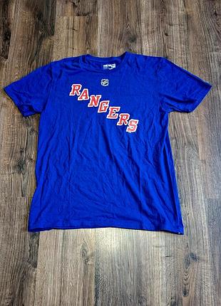 Мужская уникальная футболка jersey rangers authentic adidas #40 grabner оригинал