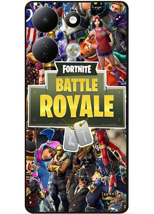 Силіконовий чохол бампер для xiaomi redmi 17 гра fortnite фортнайт