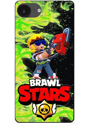 Чохол силіконовий бампер для iphone 17e з героєм бравл бастер brawl