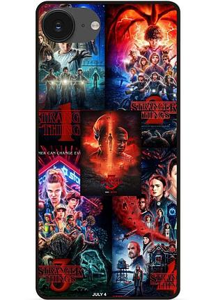 Силіконовий бампер чохол для iphone 17e кіно дивні дива stranger things