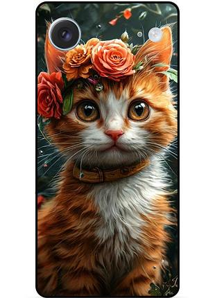 Силіконовий бампер чохол для iphone 17 air з малюнком кошеня