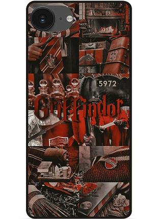 Силиконовый бампер чехол для iphone 17e с рисунком gryffindor гриффиндор гарри поттер harry potter
