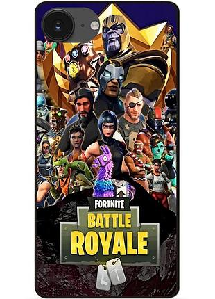 Силіконовий бампер чохол для iphone 17e з малюнком фортнайт fortnite