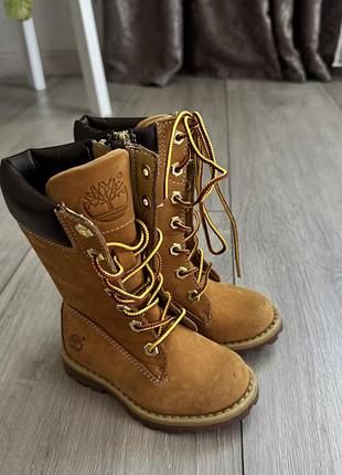 Високі дитячі черевики timberland 23 розмір