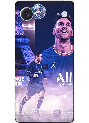 Силіконовий чохол бампер для iphone 17 air з малюнком messi psg мессі
