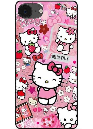 Силіконовий чохол бампер для iphone 17e з малюнком hello kitty хелло китти