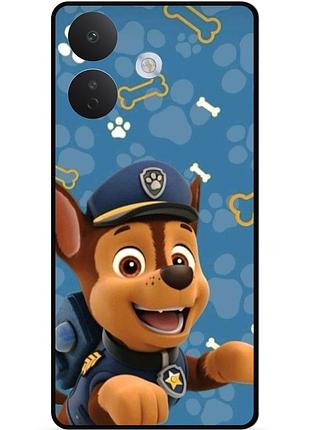Чехол силиконовый для xiaomi redmi note 17 pro с рисунком щенячий патруль чейз