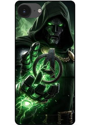 Силіконовий чохол бампер для iphone 16e з картинкою avengers doomsday мстители