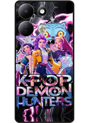 Силиконовый чехол бампер для xiaomi redmi 17 с рисунком k-pop demon hunters