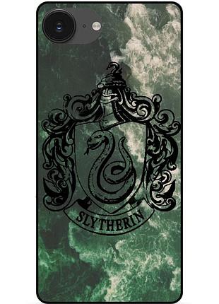 Чохол силіконовий бампер для iphone 17e з малюнком слизерин slytherin гаррі поттер harry potter