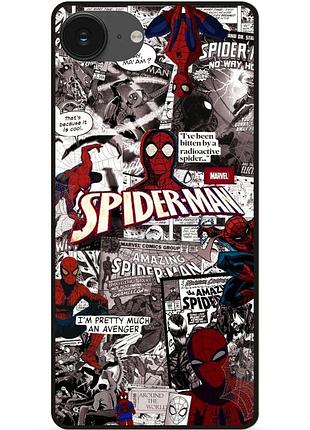 Силіконовий бампер чохол для iphone 17e spider man людина-павук