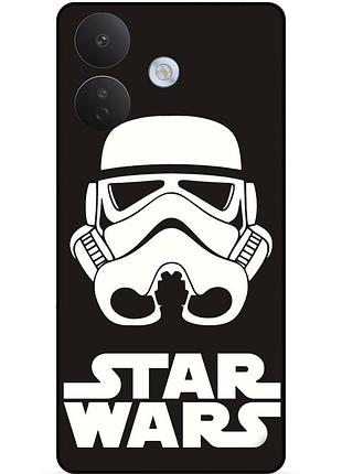 Силіконовий бампер чохол для xiaomi redmi note 17 pro з малюнком зіркові війни star wars зоряні війни