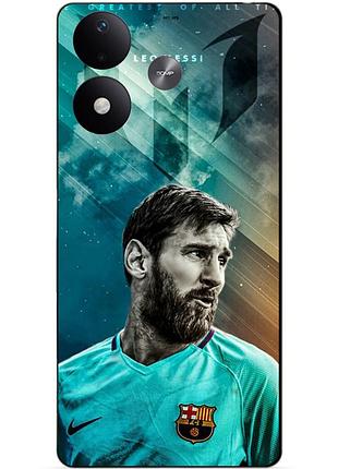 Чехол силиконовый бампер для xiaomi redmi note 17 с рисунком leo messi месси
