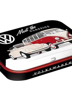 Коробка з м'ятними цукерками vw - meet the classics nostalgic-art (81403)