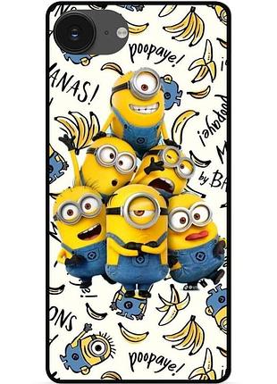 Силіконовий бампер чохол для iphone 16e з малюнком minion міньйони