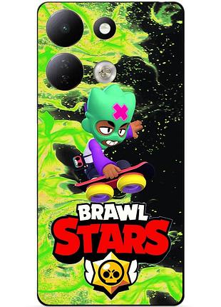 Силіконовий бампер чохол для xiaomi redmi 17 з героєм бравл оллі brawl