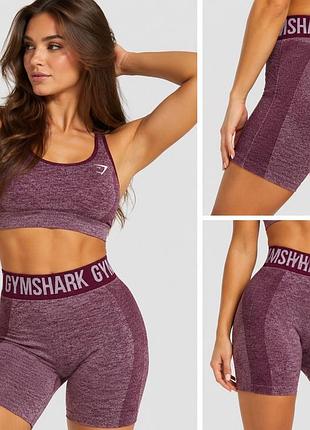 Шорти gymshark оригінал | жіночі | розмір s-m | бордовий