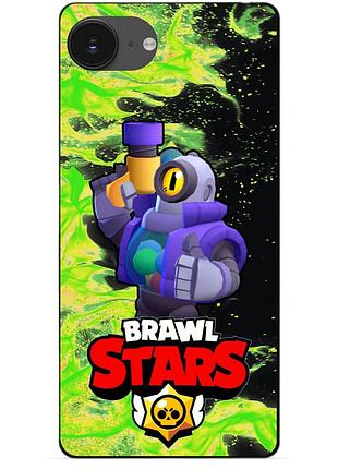 Чохол силіконовий бампер для iphone 17e з героєм бравл ріко brawl