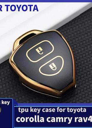 Захисний чохол для автомобільного ключа toyota чорний