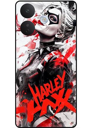 Силіконовий бампер чохол для xiaomi redmi note 17 pro з малюнком harley quinn харлі квінн joker
