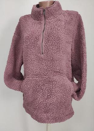 Кофта тедди теплая и мягкая xxl ог 130-136см