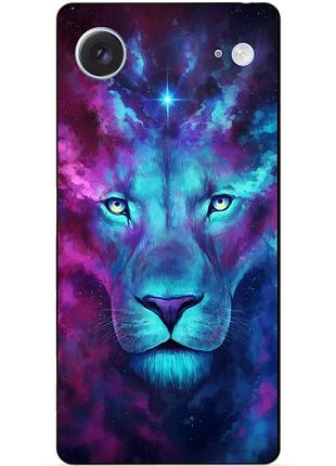 Чехол силиконовый бампер для iphone 17 air с рисунком космический лев