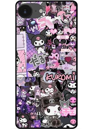 Чехол силиконовый бампер для iphone 16e с картинкой куроми kuromi