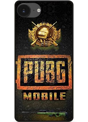 Силіконовий чохол бампер для iphone 16e з картинкою пабг pubg