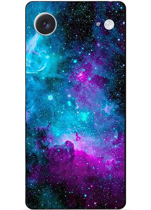 Чехол силиконовый бампер для iphone 17 air с рисунком галактика космос