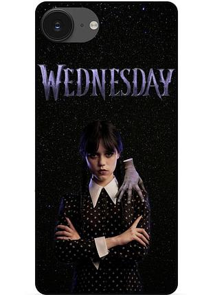 Чохол силіконовий бампер для iphone 17e з малюнком wednesday уенздей